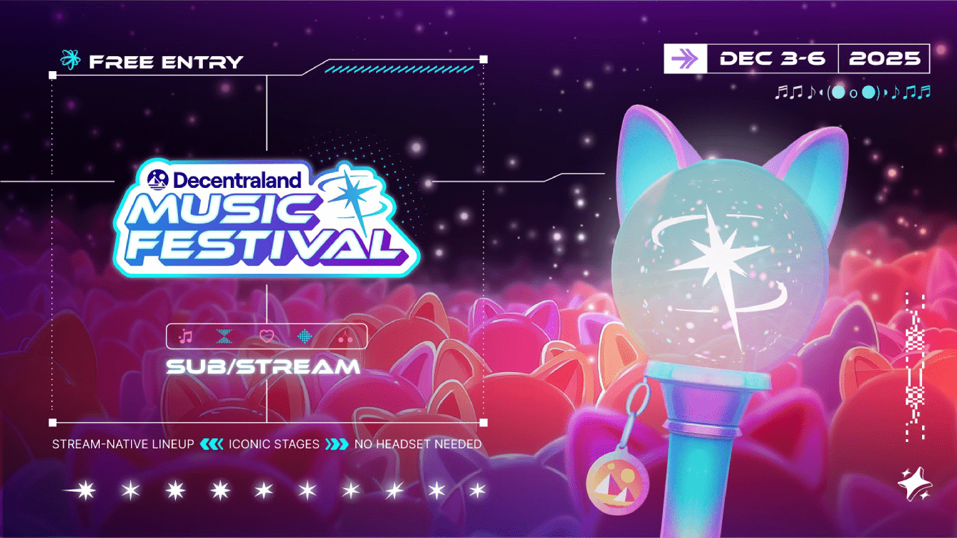 Decentraland Music Festival Dec 2025
